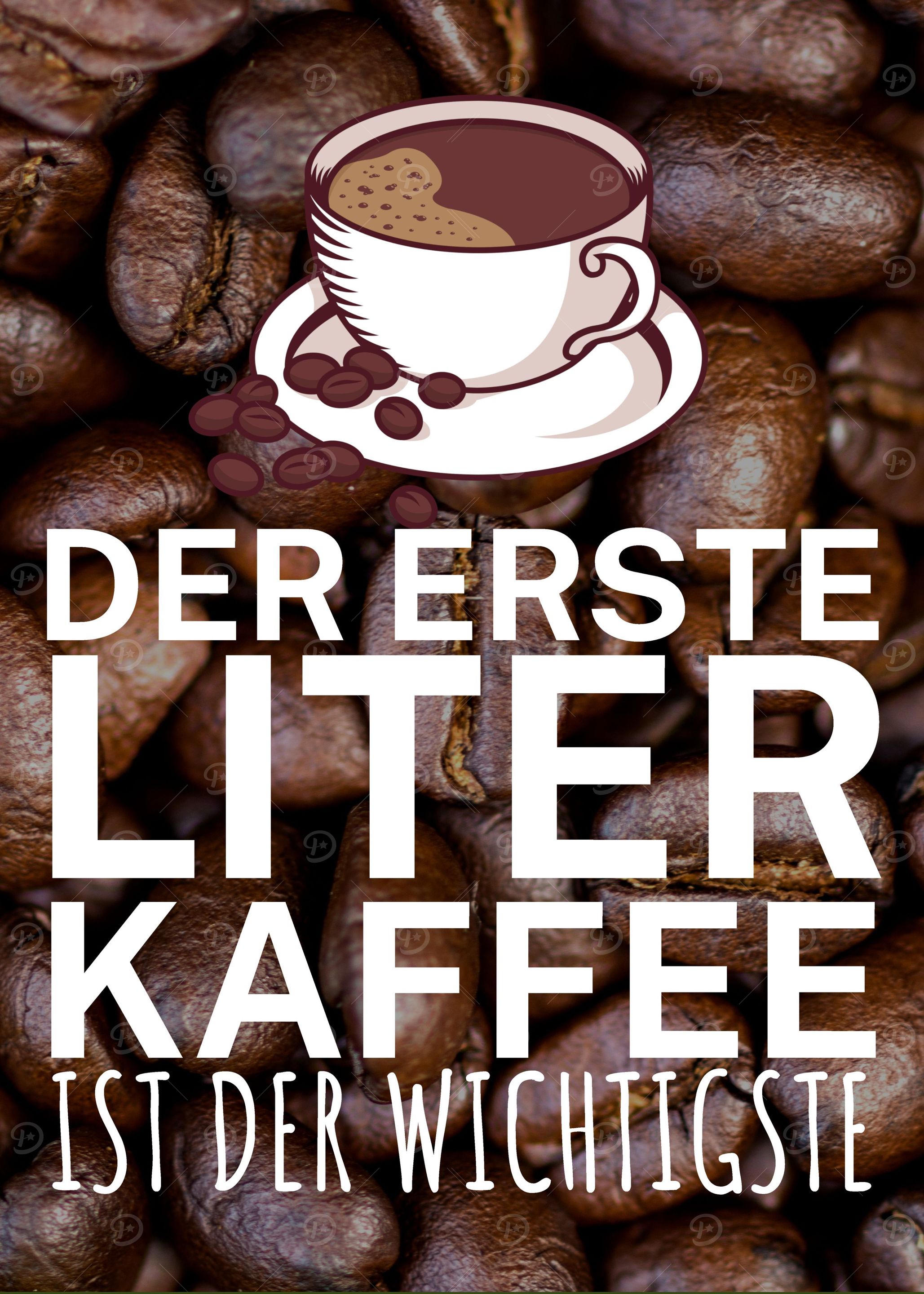 Der erste Liter Kaffee
