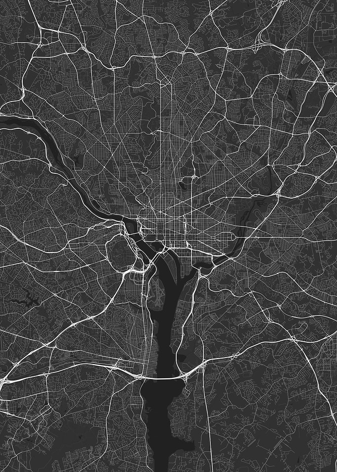 Washington USA Map