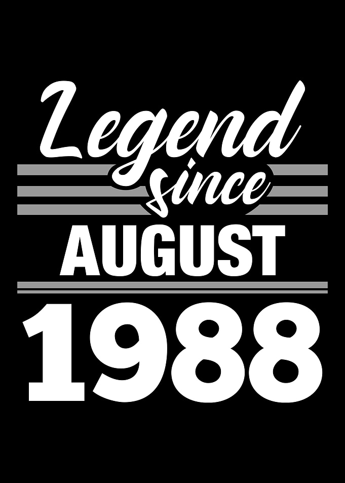Legend Since August 1988
