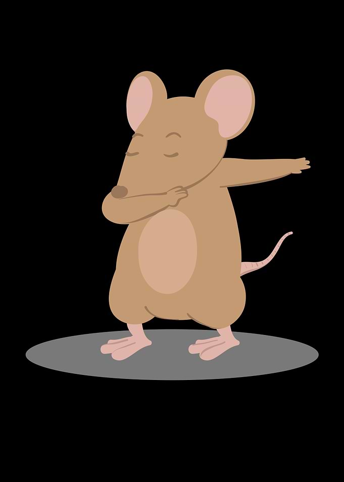 Dabbing dance rat