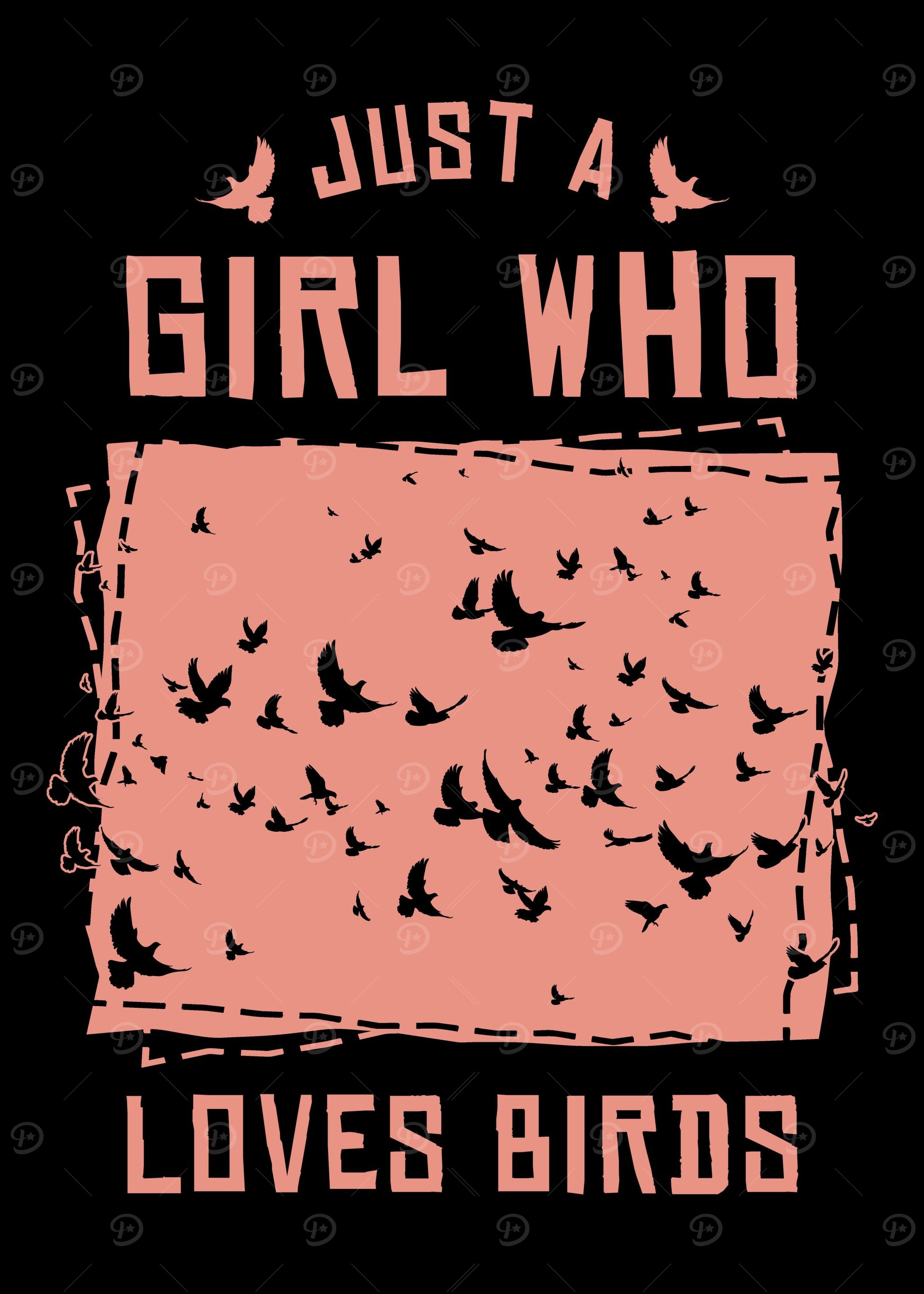 Girl Loves Birds