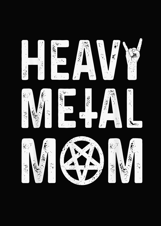 Heavy Metal Band Mom Wome
