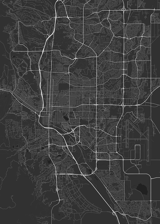 Colorado Springs USA Map