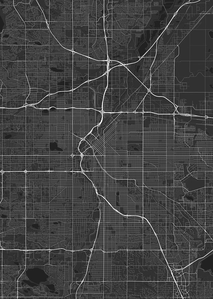 Denver USA Map