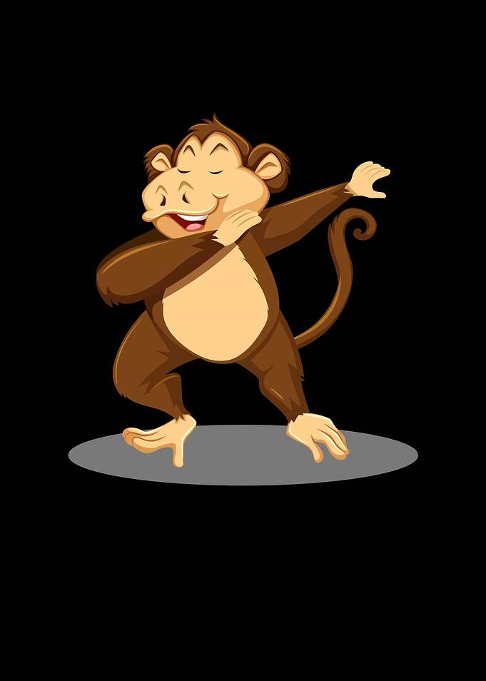 Dabbing dance monkey