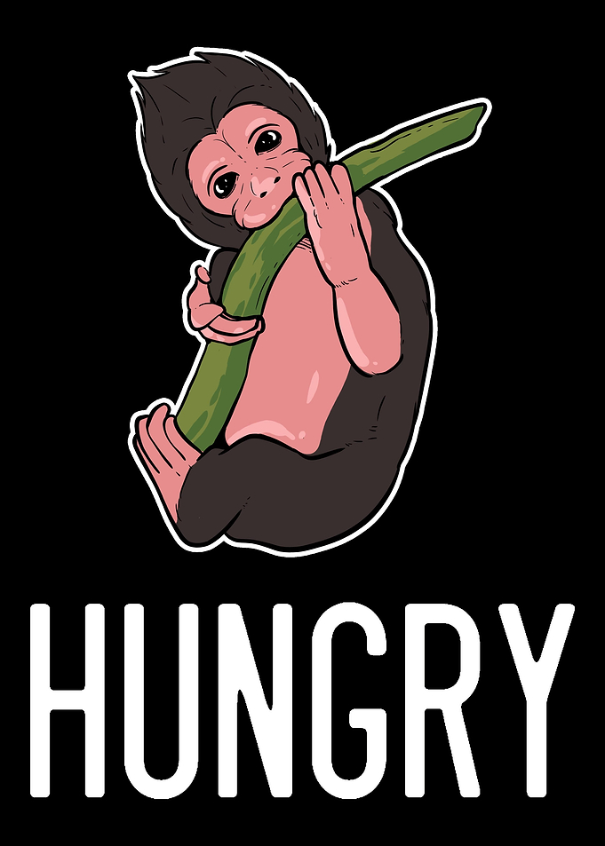 Monkey Hungry Food Lover G