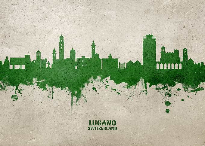 Lugano Skyline Switzerland