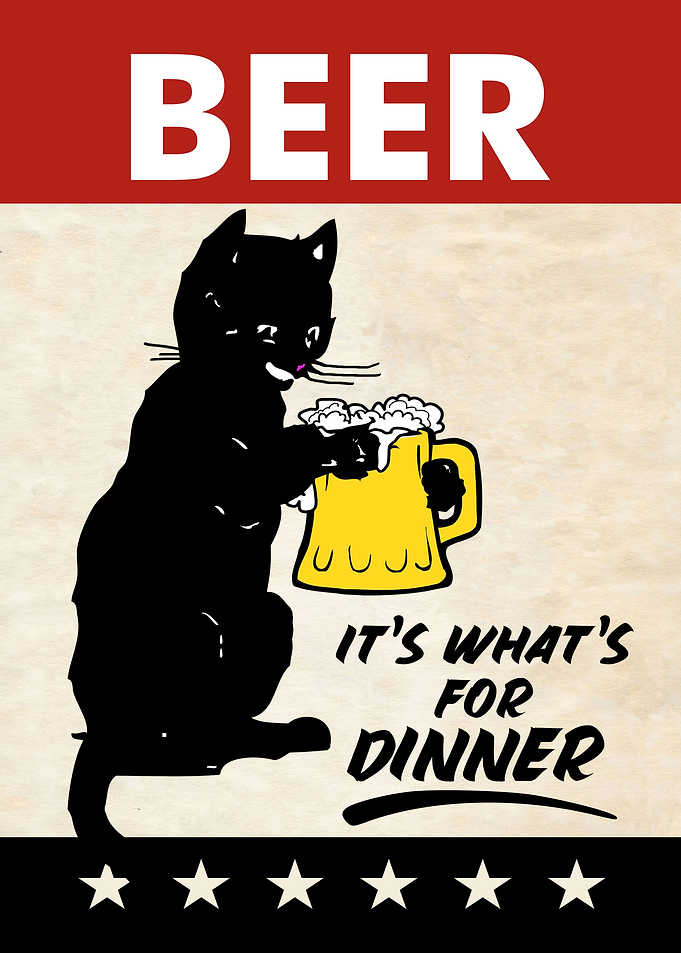 Funny Bar BEER CAT