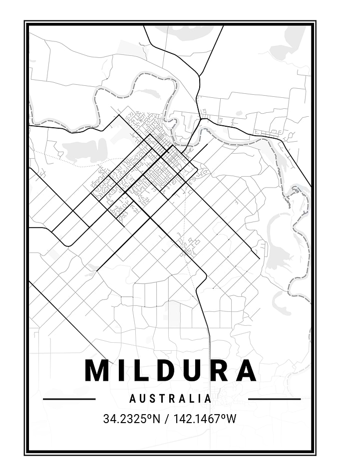 Mildura Light City Map
