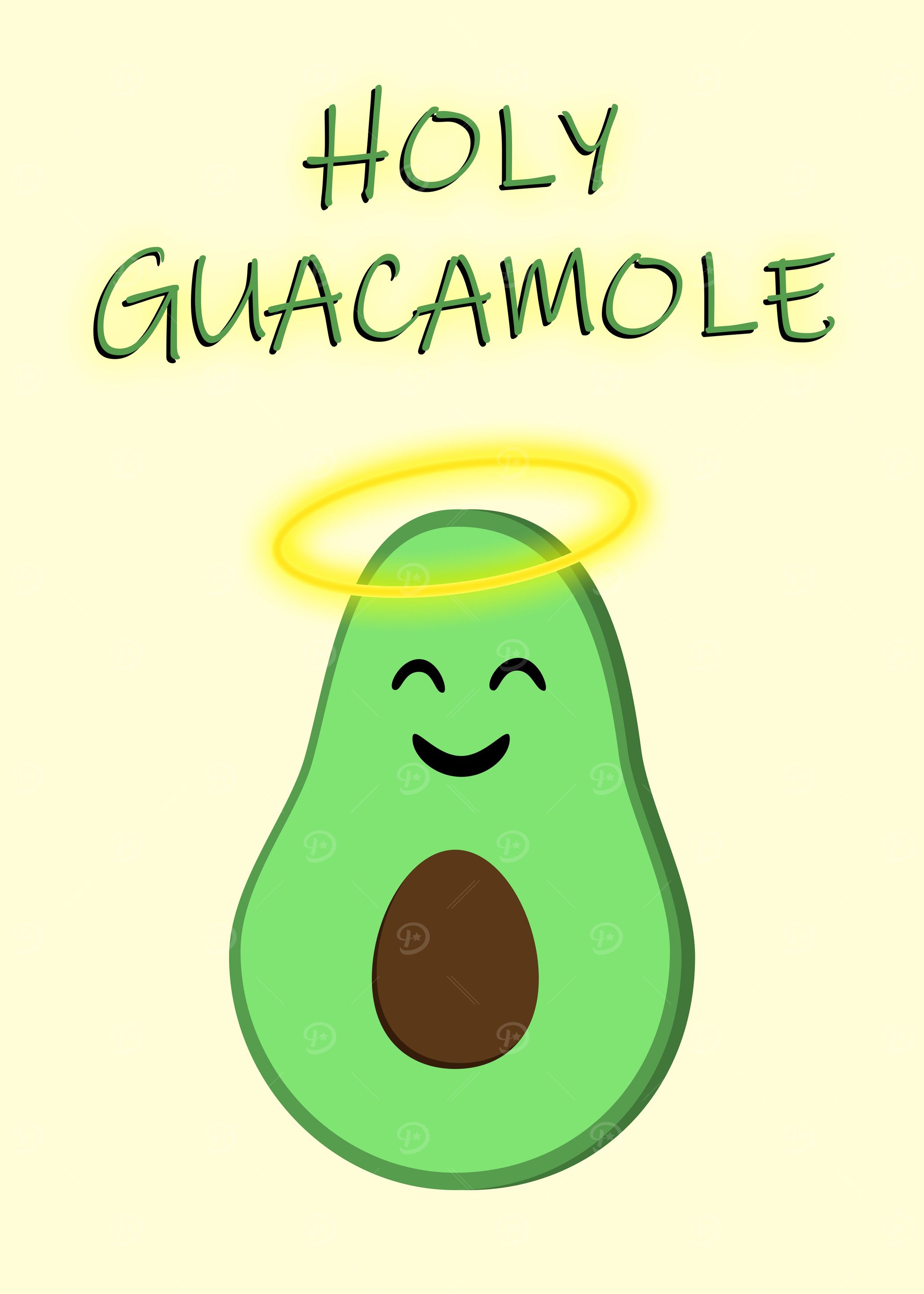 Holy Guacamole cute avocad