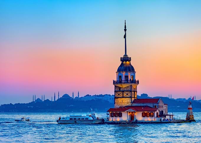 Maiden Tower in Istanbul