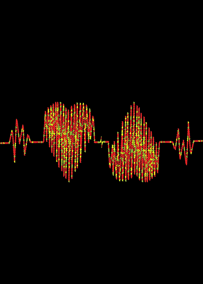 Beautiful heartbeat love