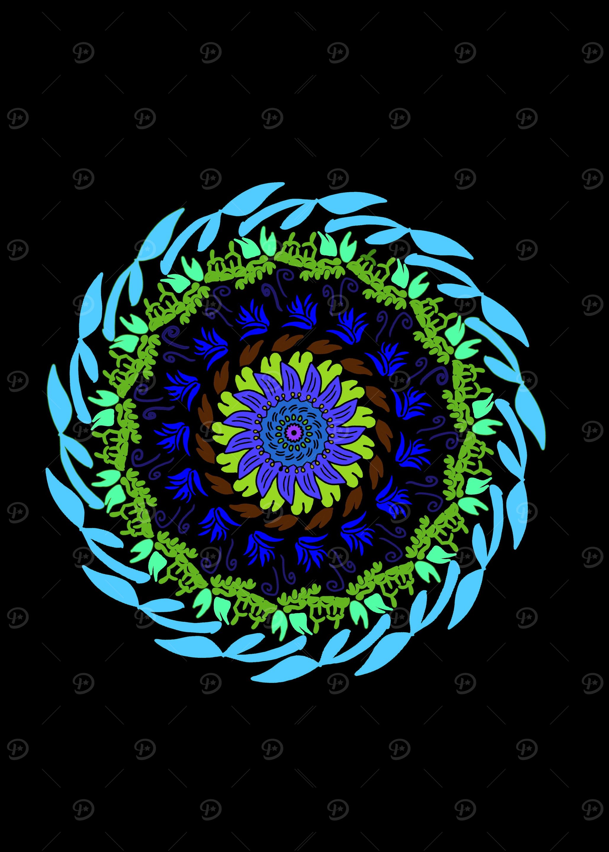 Colorful Mandala art