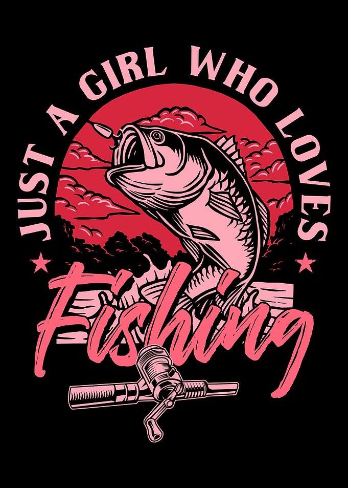 Girl Loves Fishing