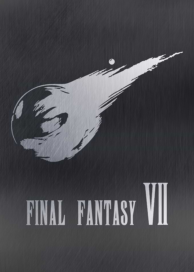 Metallic FF7 Logo
