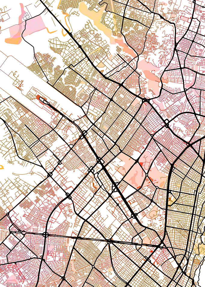 Bogota Street Map