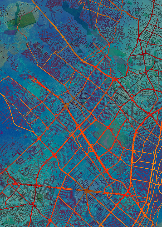 Bogota Street Map