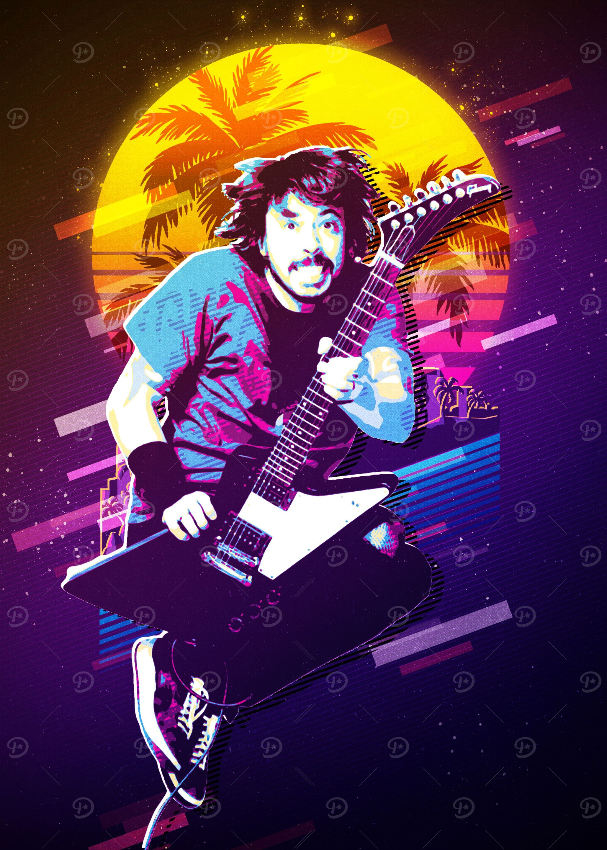 Dave Grohl 80s retro
