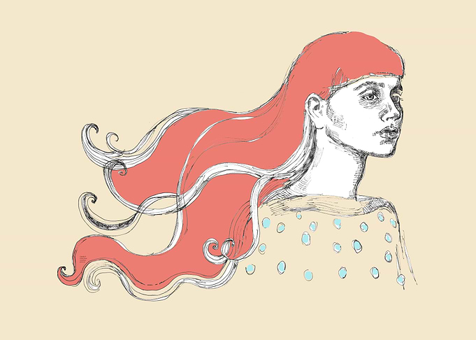 Long Red Hair