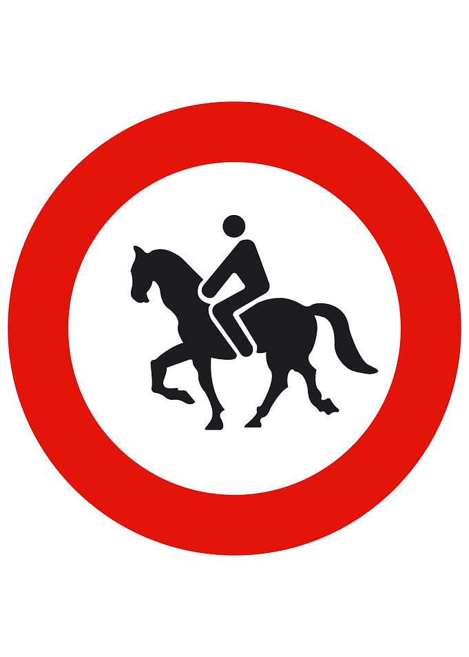 Spain Road Sign