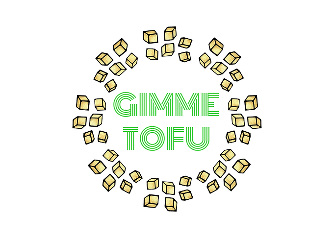 Gimme Tofu Fun Vegan Art