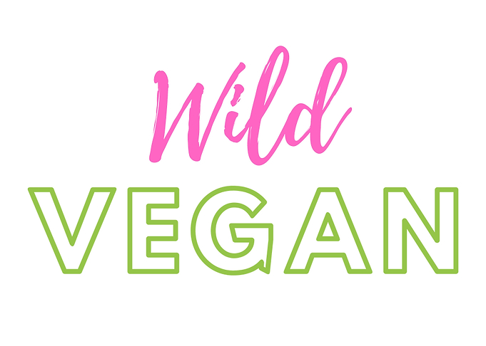 Wild Vegan Fun Text Art