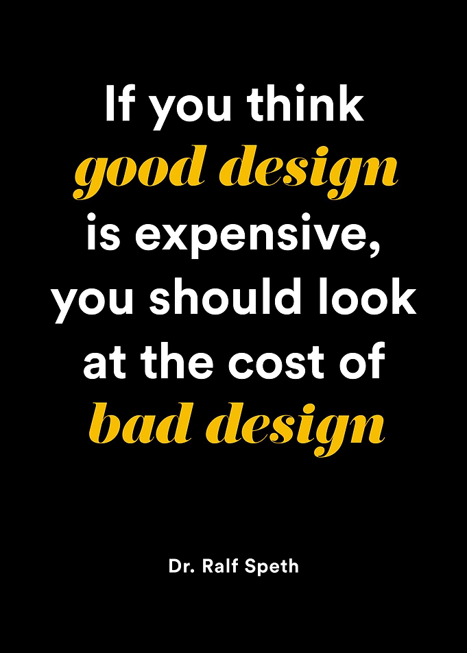 Cost of bad design
