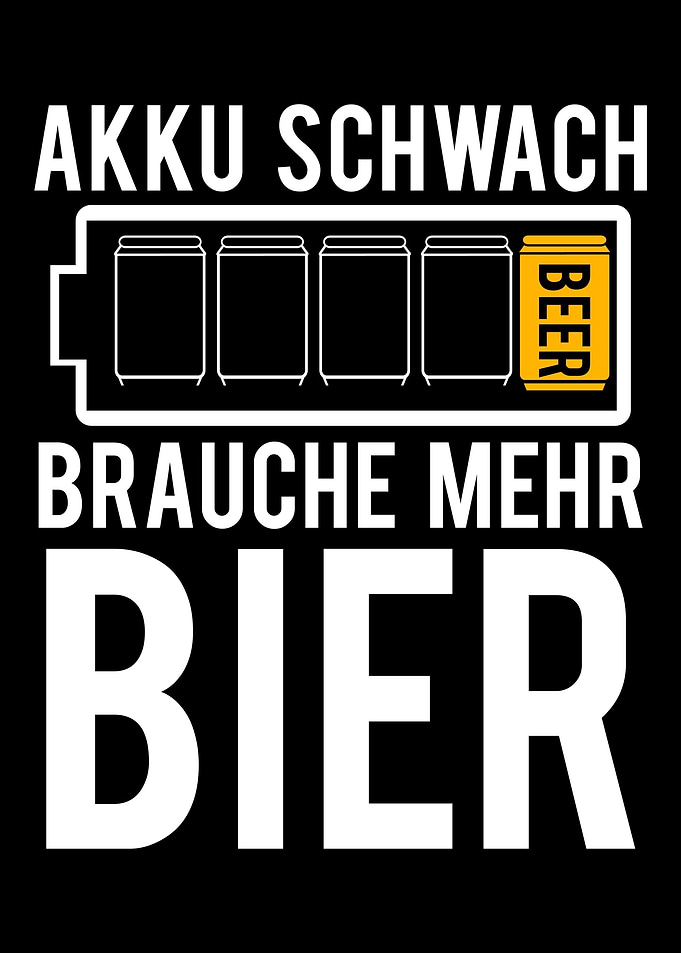 LOW BATTERY NEED MORE BEER