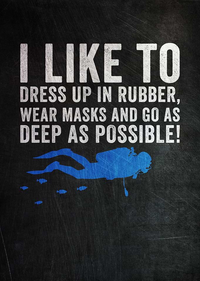 Diving Funny Quote