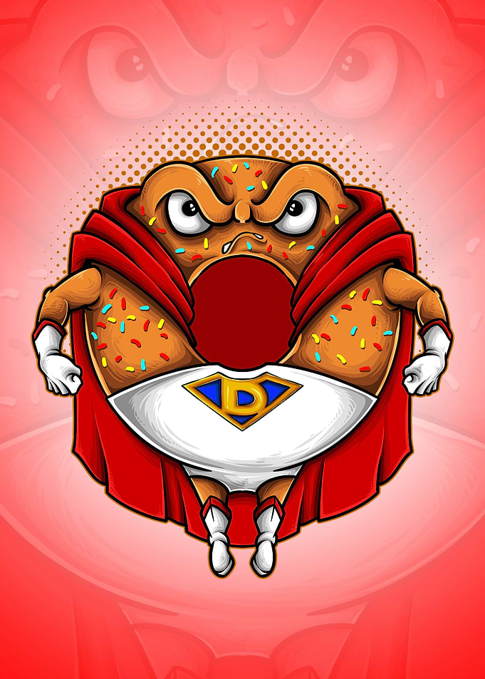 Tough donut hero