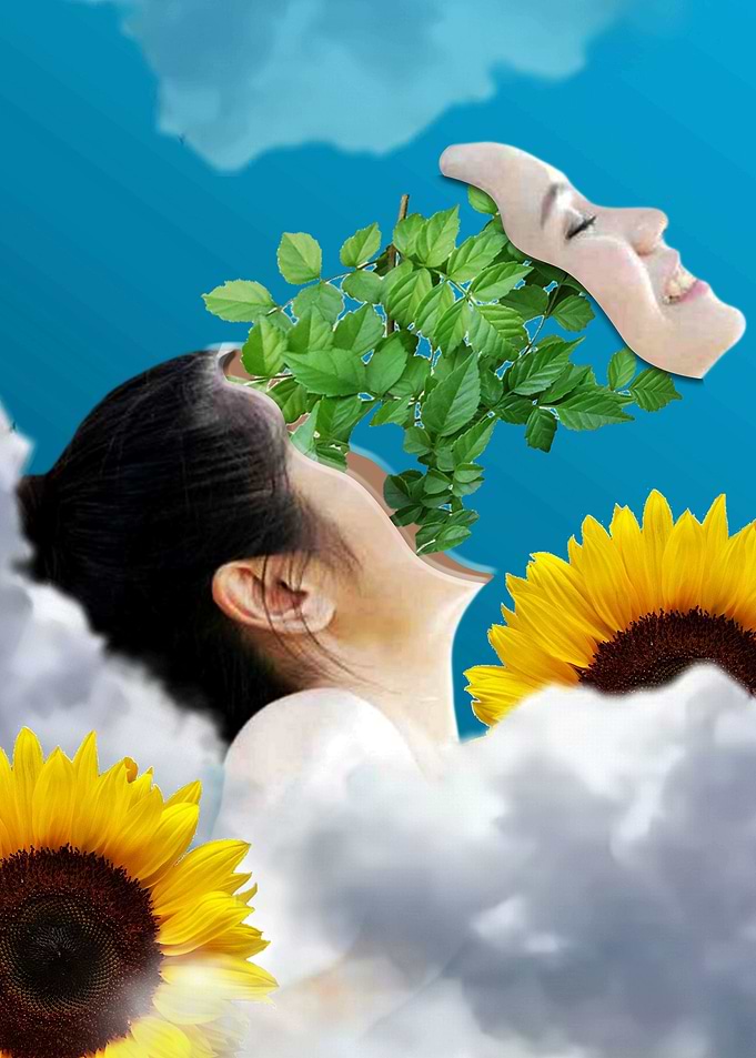 pop surrealist woman