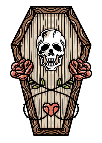 Dead Love Roses Tattoo Art