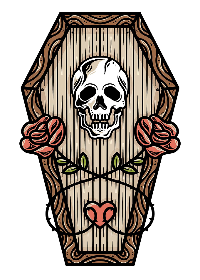 Dead Love Roses Tattoo Art