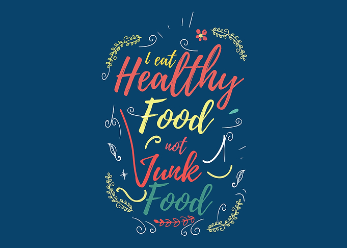 i eat healthy food