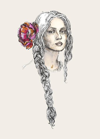Woman With Braided Hair