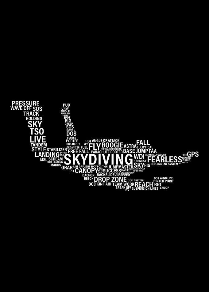 Funny Sky Diver Sky Diving