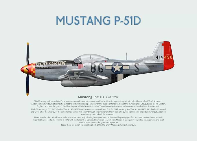 Mustang P51D OLD CROW