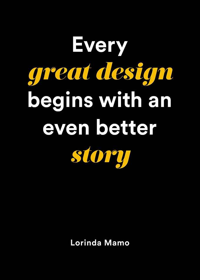 Design begin with an story
