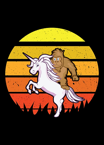 Funny Unicorn Bigfoot Gift