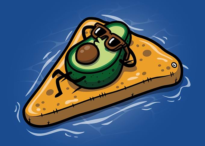 Summer Vibes Avocado