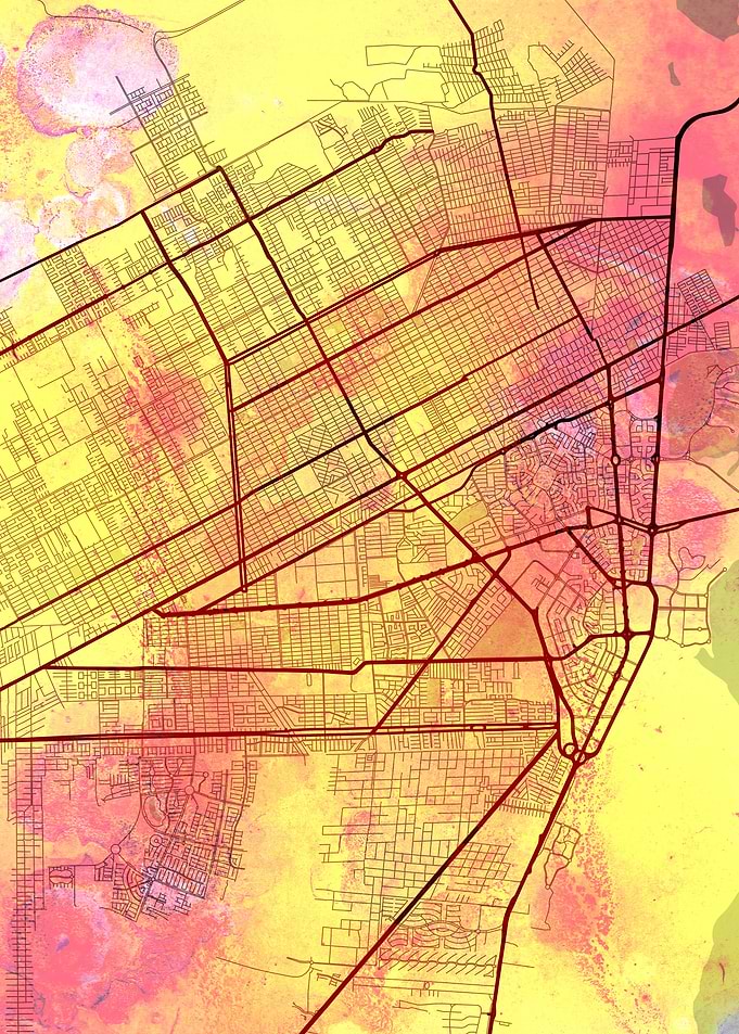 Cancun Street Map