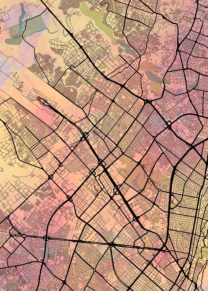 Bogota Street Map