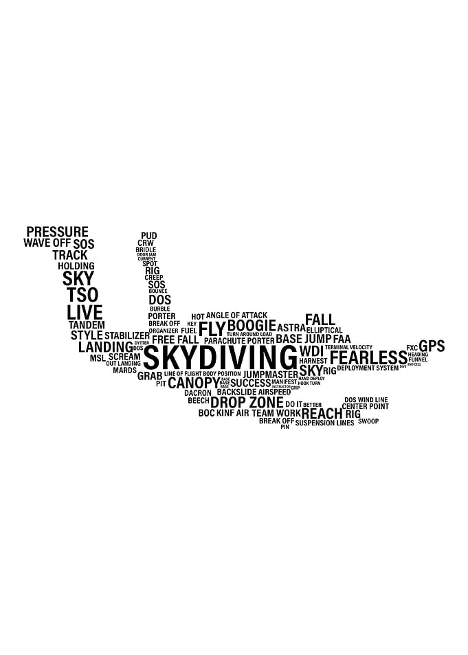 Funny Sky Diver Sky Diving