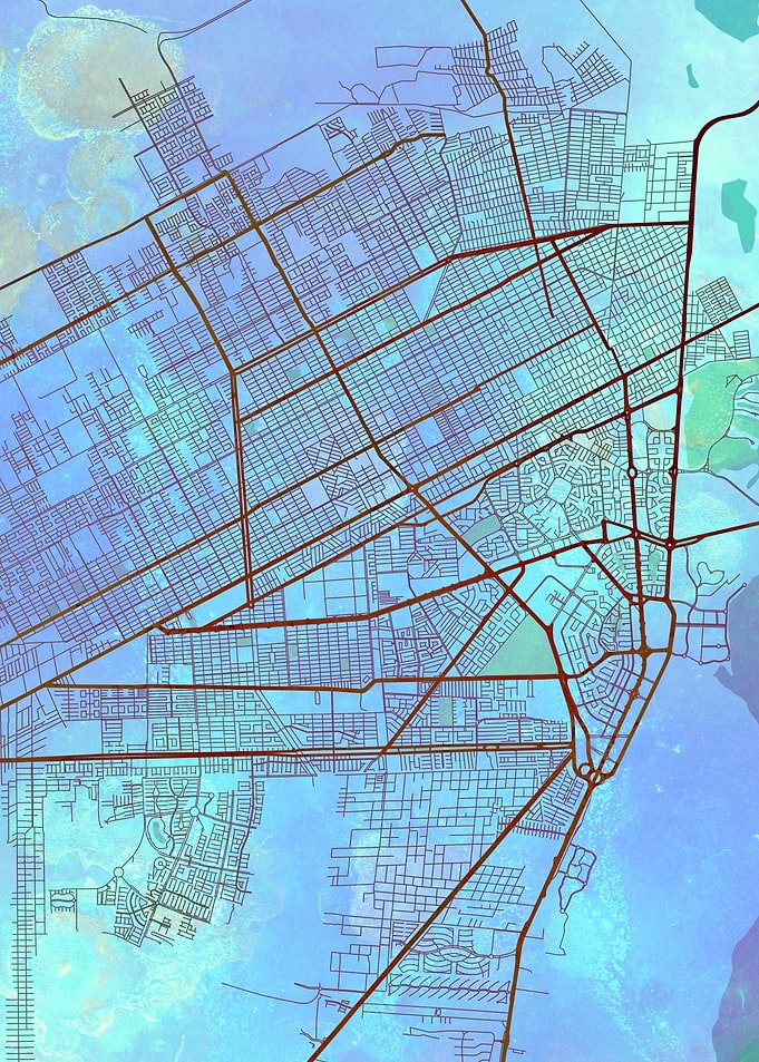 Cancun Street Map