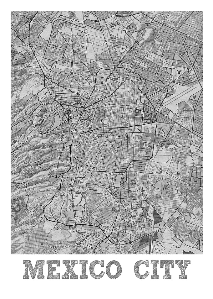 Mexico City Pencil Street