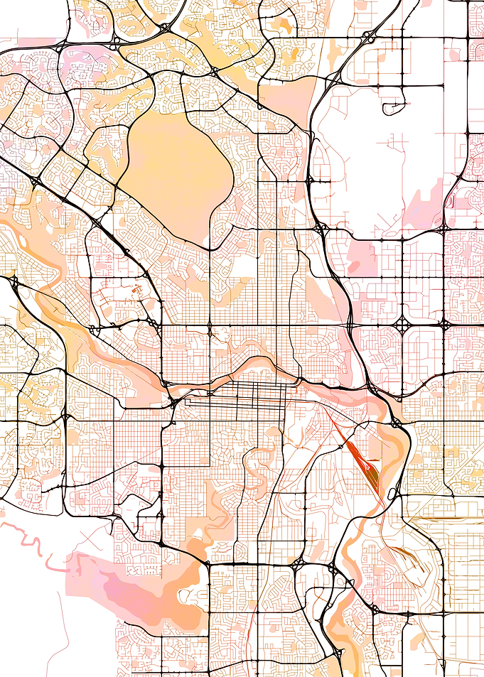 Calgary Street Map