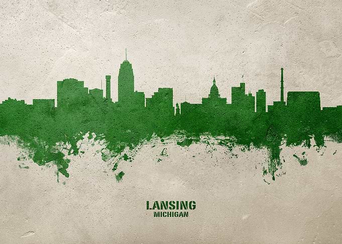 Lansing Skyline Michigan