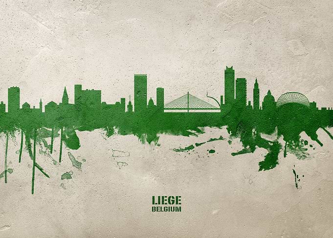 Liege Skyline Belgium