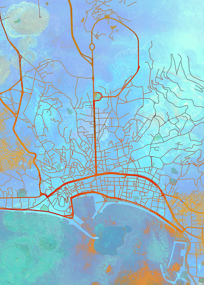 Casablanca Street Map