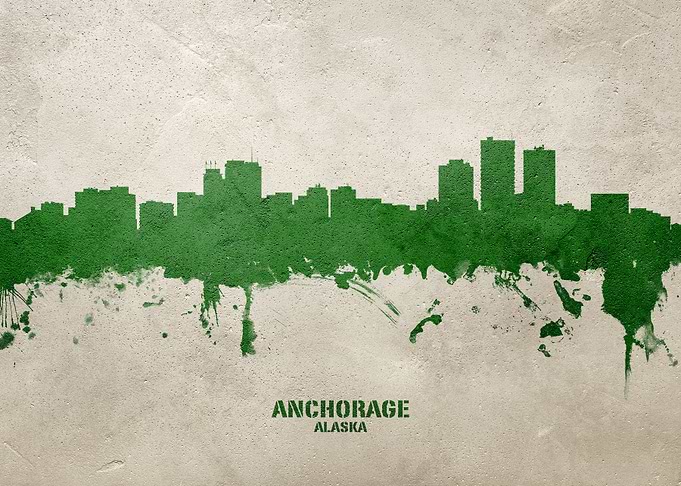 Anchorage Skyline Alaska